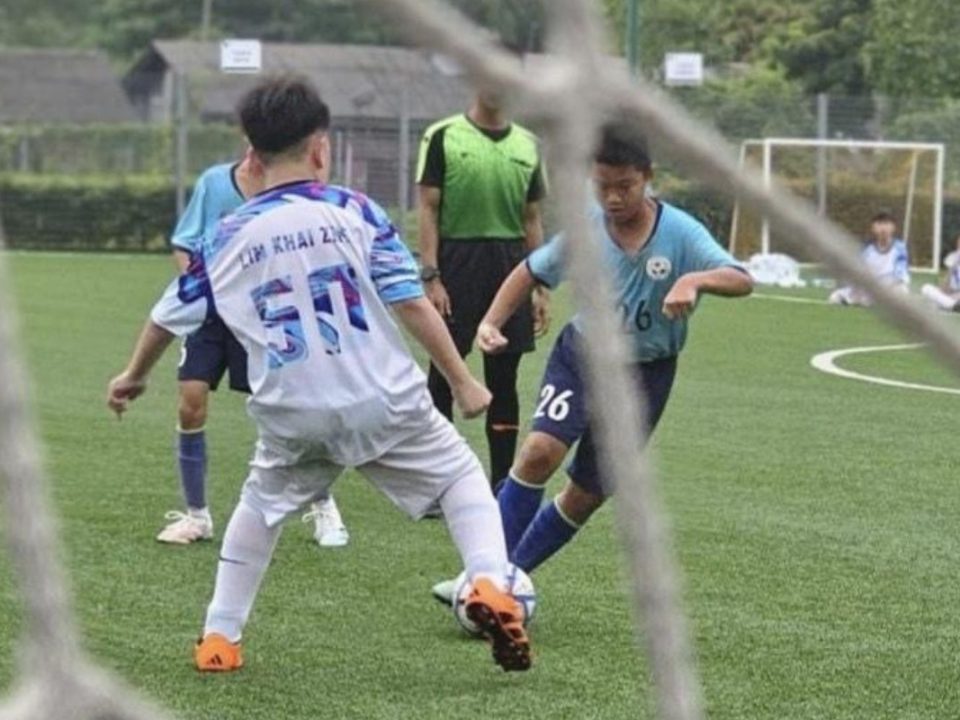 Football friendly at Sri KDU International School, Klang.