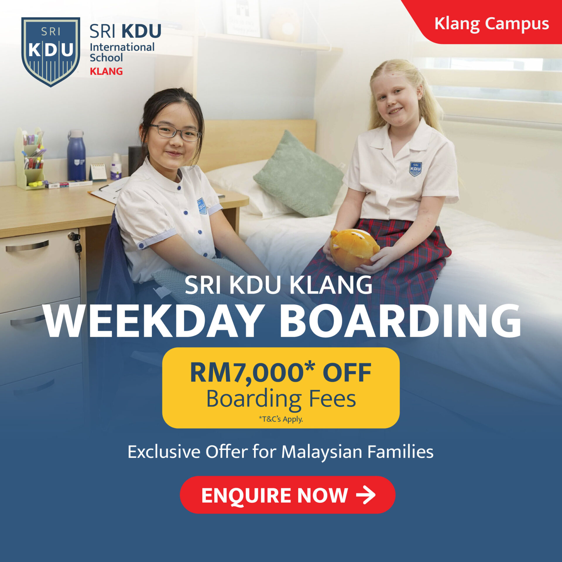 Sri KDU International School, Klang - weekday Boarding