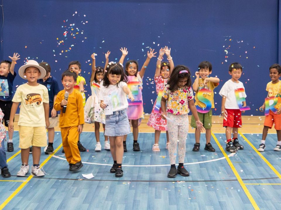 Primary school students gives an amazing performance during Primary School assembly